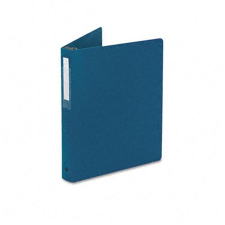 WORKSTATION Hanging File Poly Ring Binder  1&amp;apos;&amp;apos; Capacity  Blue TH949804